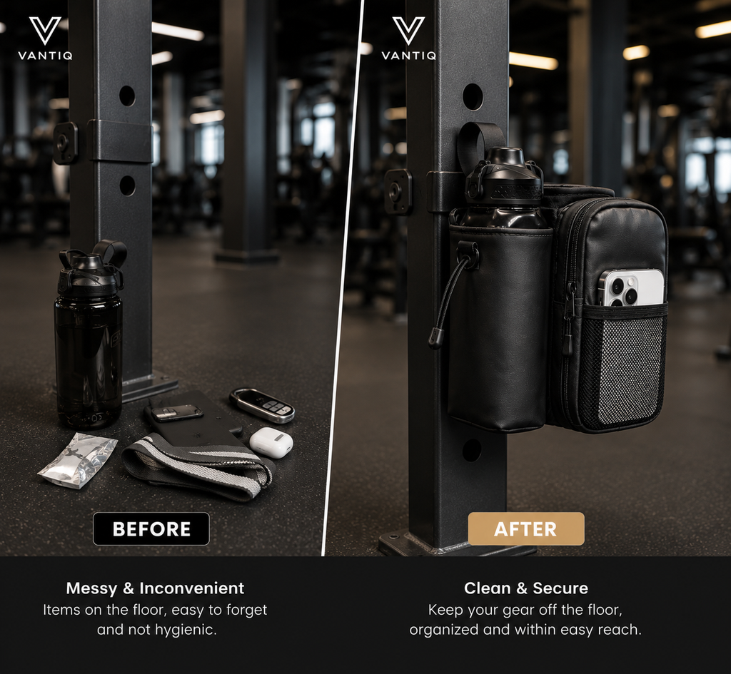 VANTIQ Magnetic Gym Bottle Bag